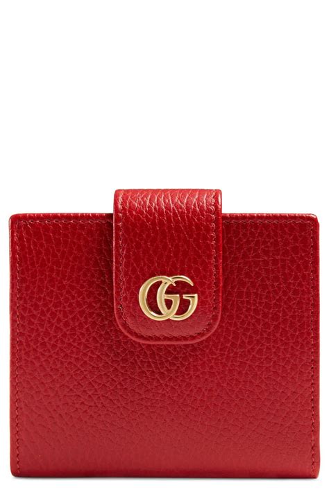 gucci red fox wallet|Gucci wallet price.